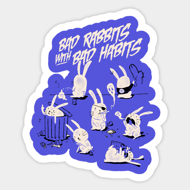 Bad habits Sticker by mathiole